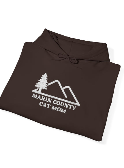 "Marin County Cat Mom" Unisex Heavy Blend Hooded Sweatshirt