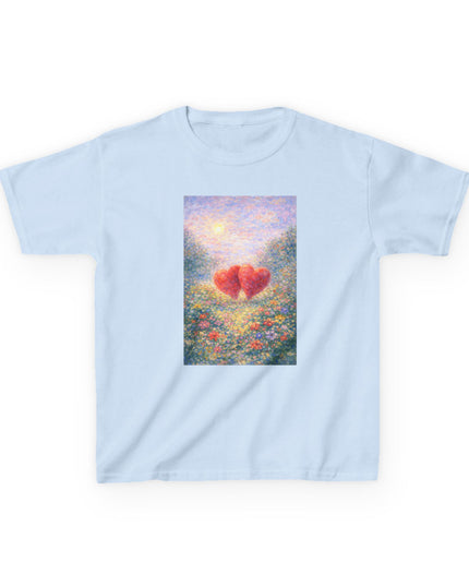 "Valentine's Day - Monet Style" Kids Heavy Cotton Tee