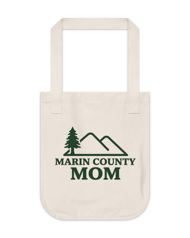 "Marin County Mom" Organic Canvas Tote Bag
