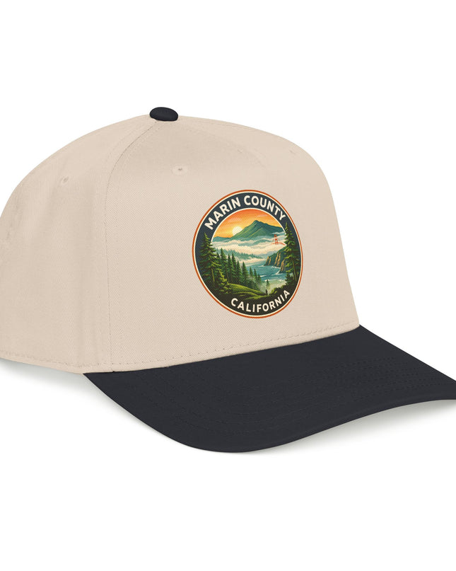 "Marin County, Above the Fog" Mid Profile Baseball Cap