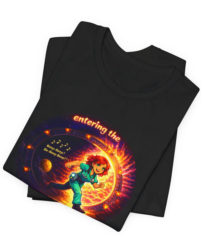 "Entering the Energy Dimension" Unisex Jersey Short Sleeve Tee