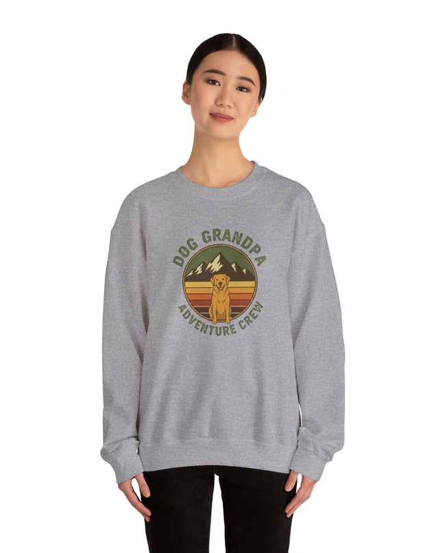 "Dog Grandpa Adventure Crew" Unisex Adult Sweatshirt