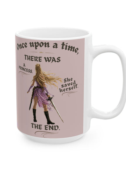 "She Saved Herself" Ceramic Mug, (11oz, 15oz)
