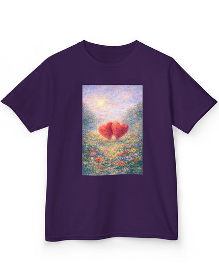"Valentine's Day - Monet Style" Kids Heavy Cotton Tee