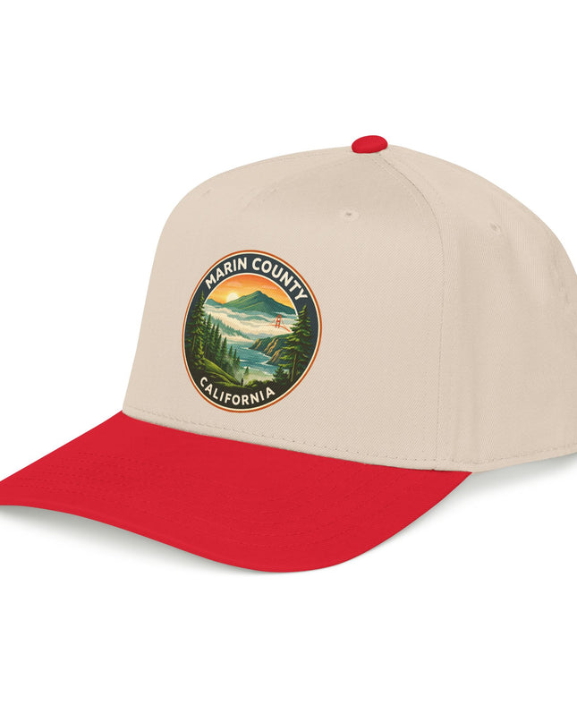 "Marin County, Above the Fog" Mid Profile Baseball Cap