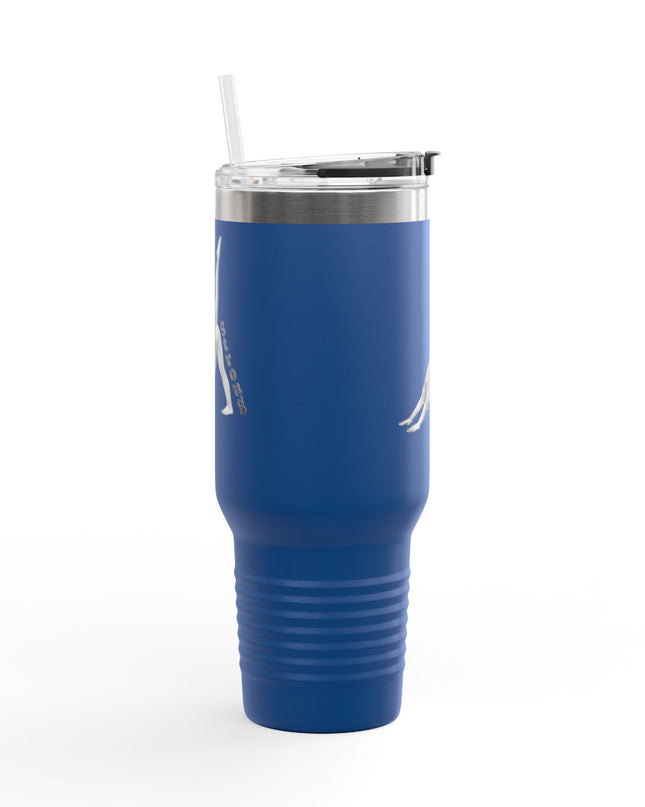 "Mom Strong Pilates" Insulated Travel Mug, 40oz