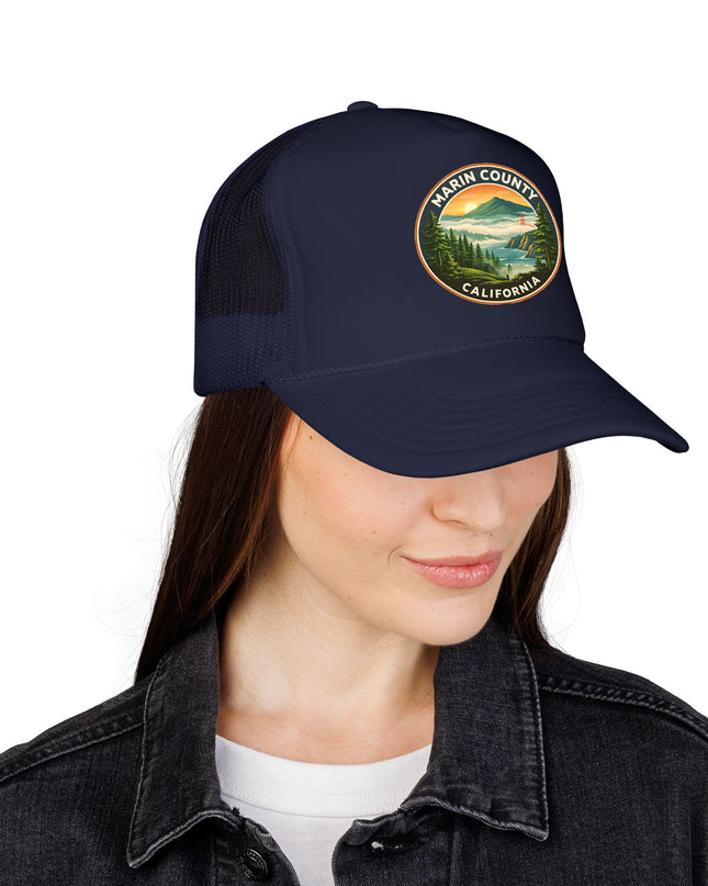 "Marin County, Above the Fog" Foam Trucker Hat