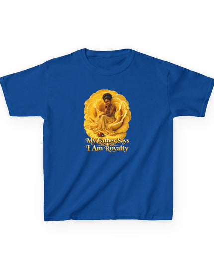 "My Father Says I am Royalty" Kids Heavy Cotton Tee