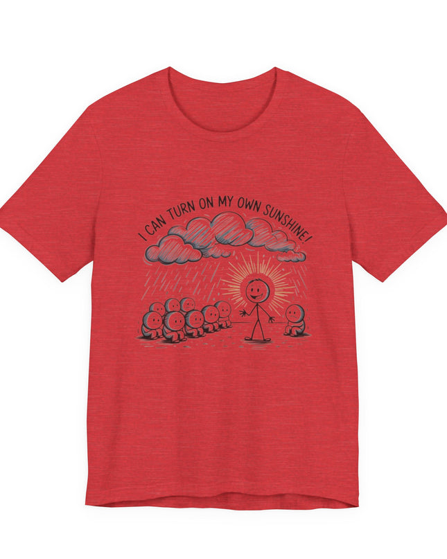 "I can make my own sunshine" Unisex Jersey Short Sleeve Tee
