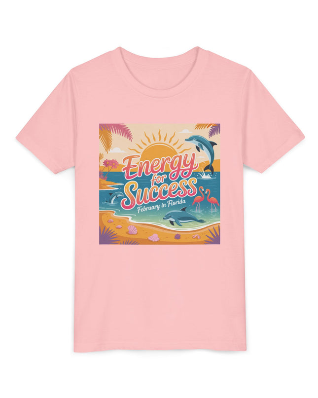 "February in Florida, Energy for Success" Youth Short Sleeve Tee