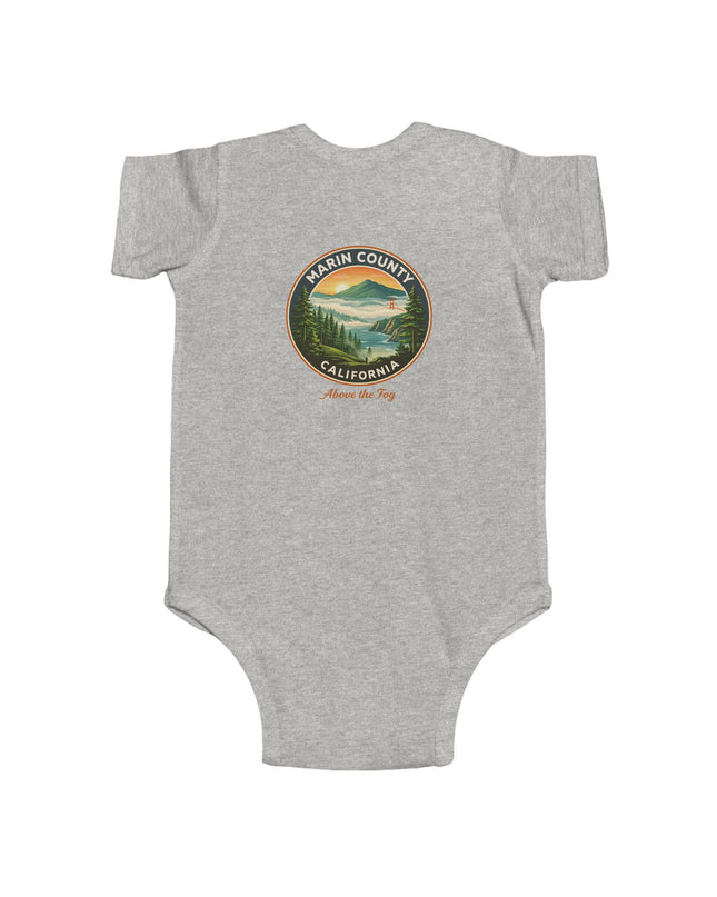 "Marin County, Above the Fog" Infant Fine Jersey Bodysuit