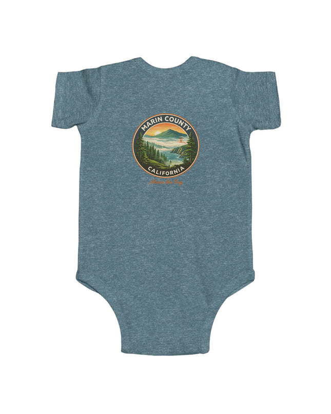 "Marin County, Above the Fog" Infant Fine Jersey Bodysuit