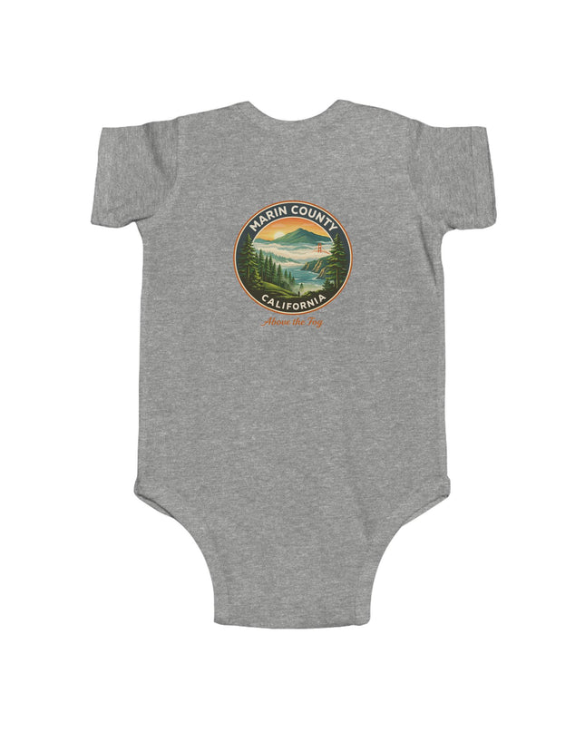 "Marin County, Above the Fog" Infant Fine Jersey Bodysuit