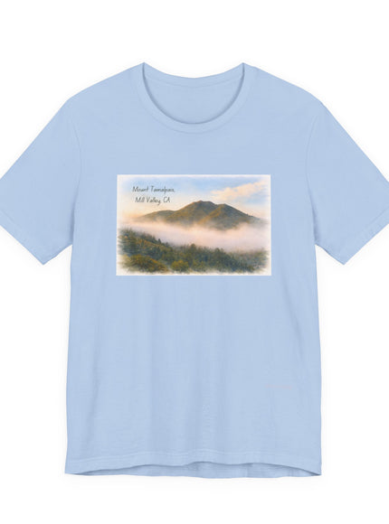 "Mount Tamalpais, Mill Valley, California" Unisex Jersey Short Sleeve Tee