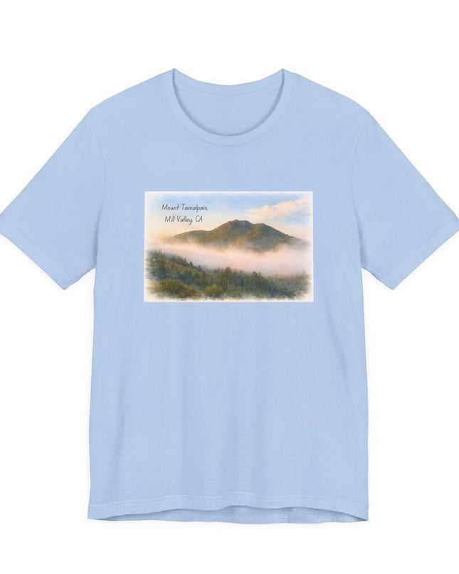 "Mount Tamalpais, Mill Valley, California" Unisex Jersey Short Sleeve Tee