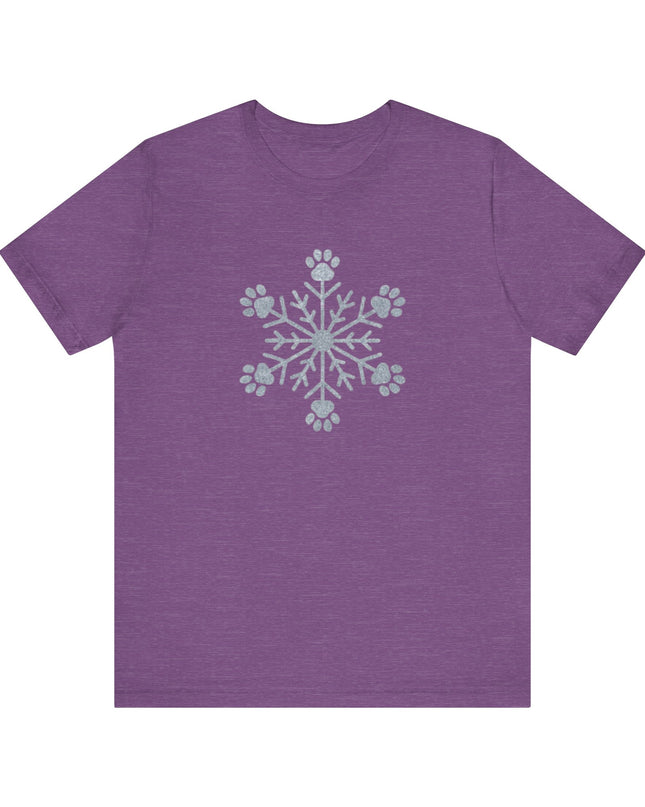 "Snowflake with paws" Unisex Jersey Short Sleeve Tee