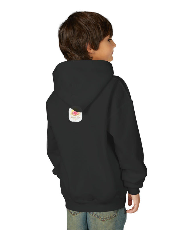 "My Father Says I am Royalty" Youth Heavy Blend Hooded Sweatshirt