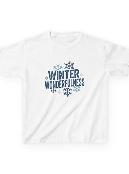 "Winter Wonderfulness" Kids Heavy Cotton Tee