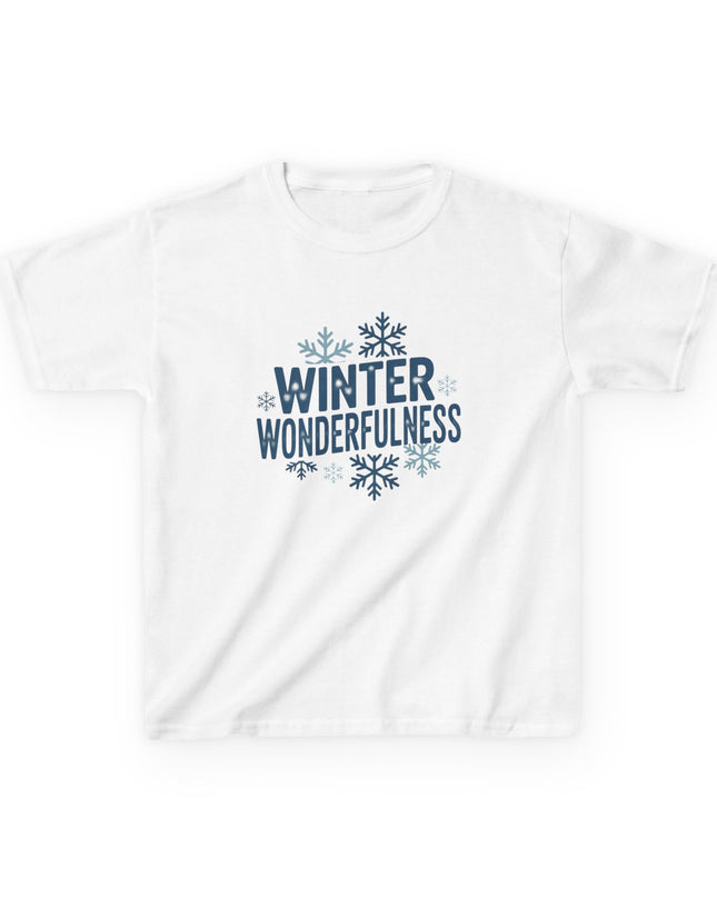 "Winter Wonderfulness" Kids Heavy Cotton Tee