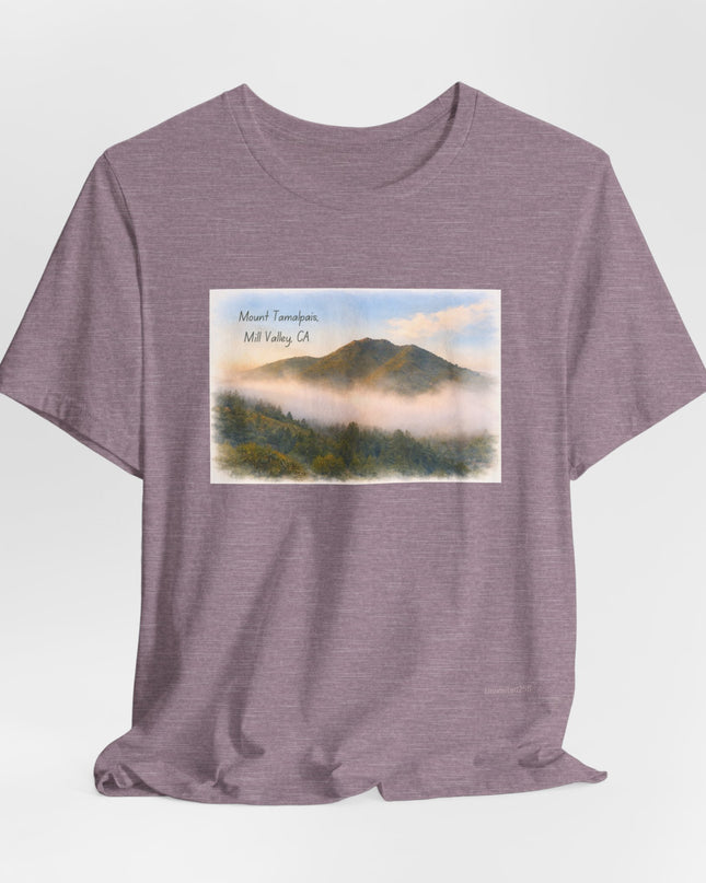 "Mount Tamalpais, Mill Valley, California" Unisex Jersey Short Sleeve Tee
