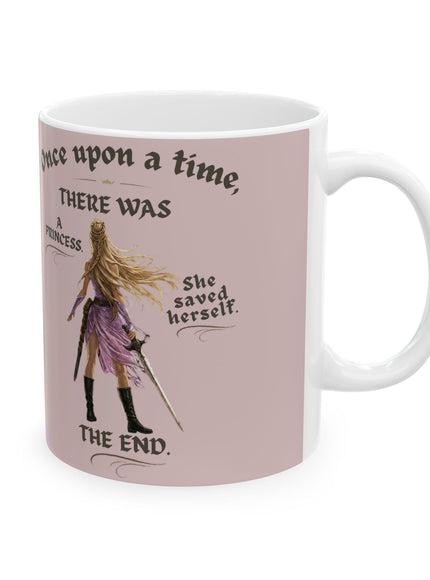 "She Saved Herself" Ceramic Mug, (11oz, 15oz)