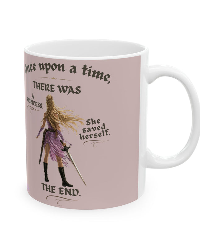 "She Saved Herself" Ceramic Mug, (11oz, 15oz)