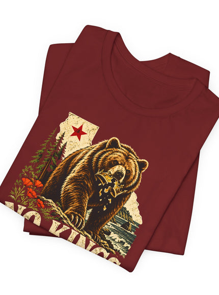 "No Kings California" Unisex Jersey Short Sleeve Tee