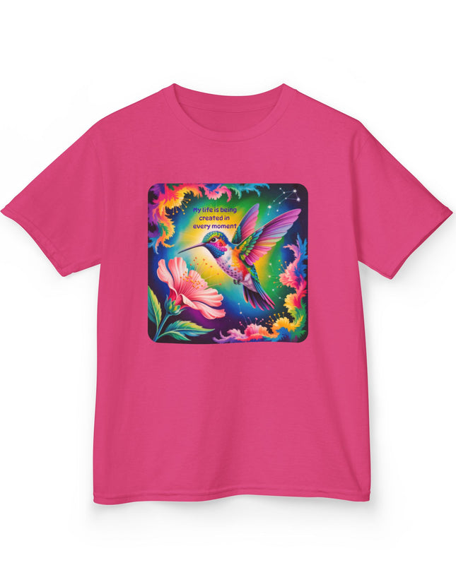 "My Life is Being Created in Every Moment" Kids Heavy Cotton Tee
