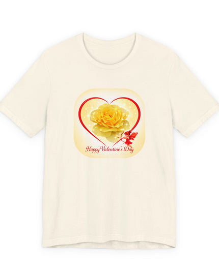 "Happy Valentine's Day" Unisex Jersey Short Sleeve Tee