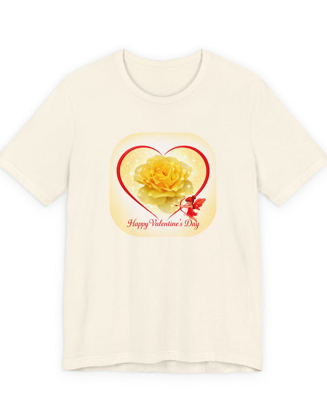 "Happy Valentine's Day" Unisex Jersey Short Sleeve Tee