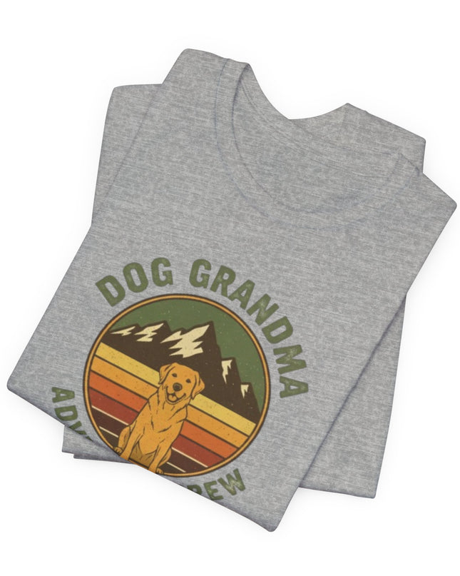 "Dog Grandma Adventure Crew" Unisex Jersey Short Sleeve Tee
