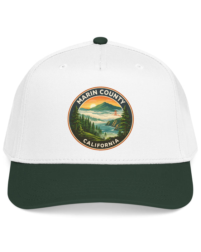 "Marin County, Above the Fog" Mid Profile Baseball Cap