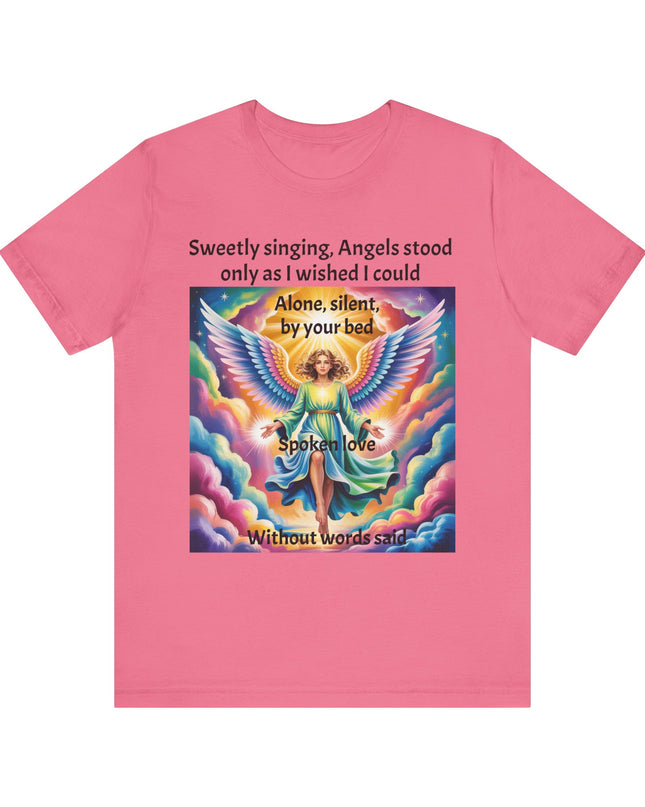 "Sweetly Singing, Angels Stood" Women's Soft Jersey Tee