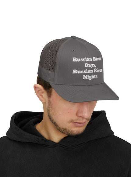 "Russian River Days, Russian River Nights" Snapback Trucker Cap