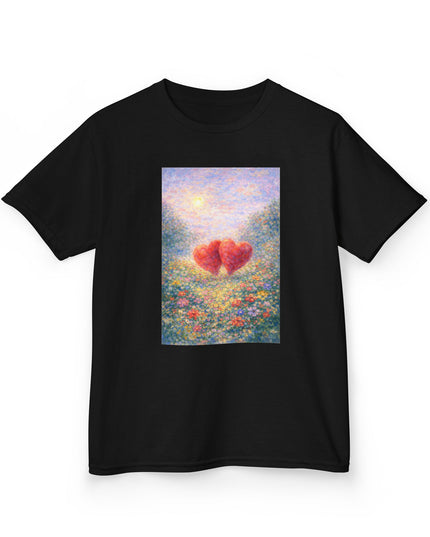 "Valentine's Day - Monet Style" Kids Heavy Cotton Tee
