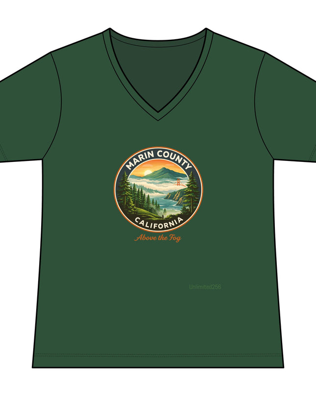 "Above the Fog" Women's Fan Favorite V-Neck Tee