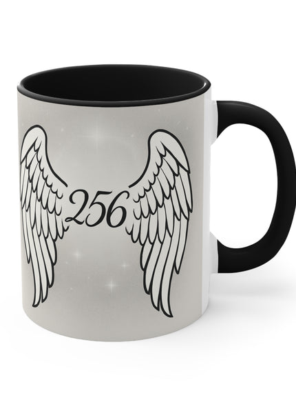 "Celestial Angel Wings 256" Accent Mug