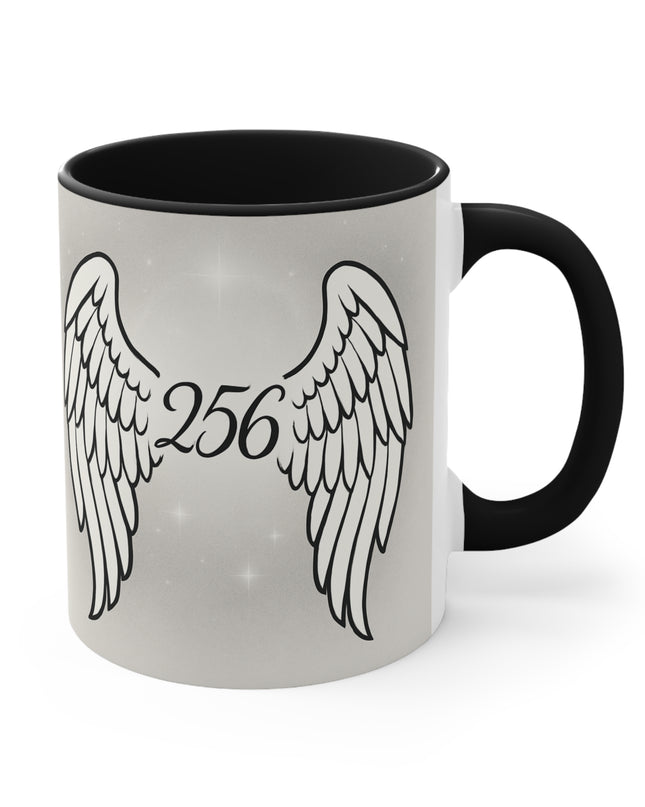 "Celestial Angel Wings 256" Accent Mug
