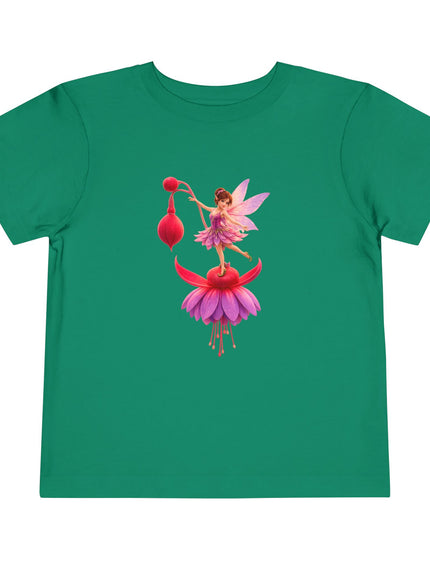 "Fuchsia Fairy" Toddler Short Sleeve Tee