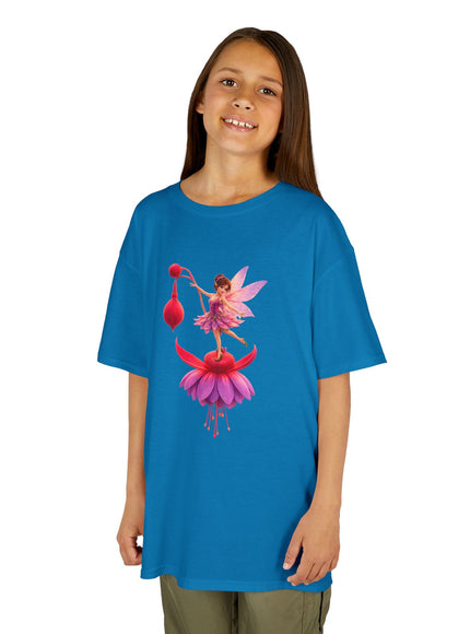 "Fuchsia Fairy" Kids Heavy Cotton Tee