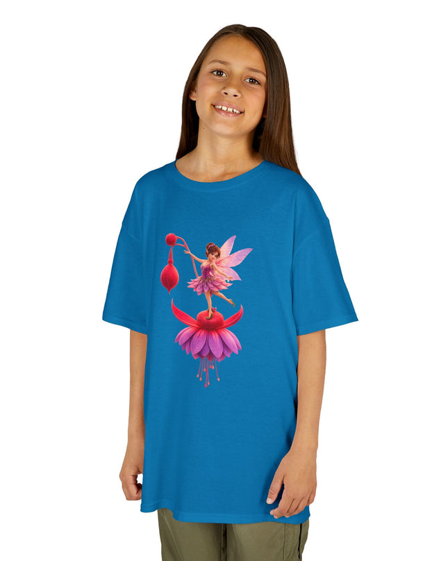 "Fuchsia Fairy" Kids Heavy Cotton Tee