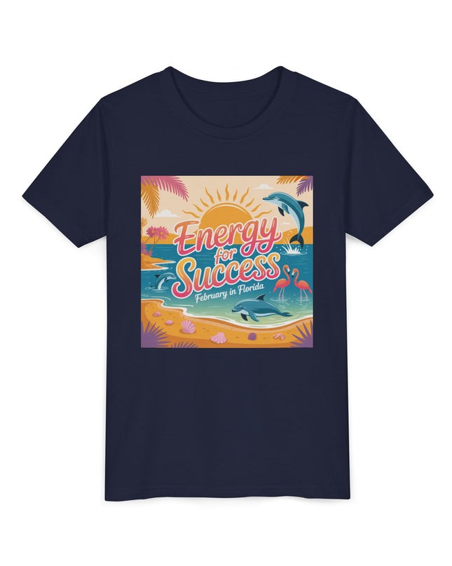"February in Florida, Energy for Success" Youth Short Sleeve Tee