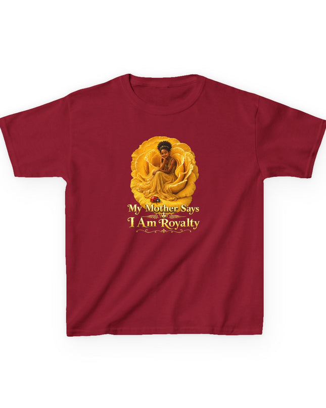 "My Mother Says I am Royalty" Kids Heavy Cotton Tee