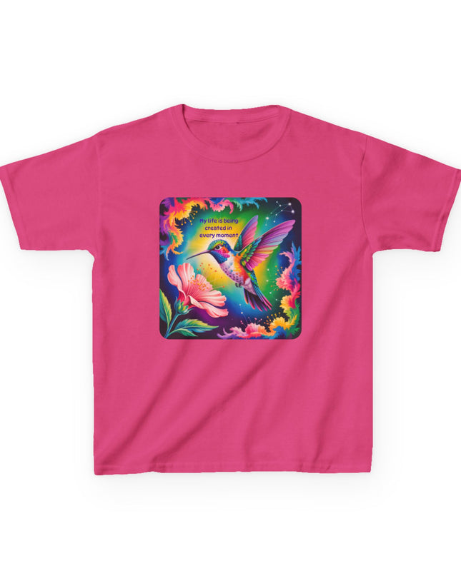 "My Life is Being Created in Every Moment" Kids Heavy Cotton Tee