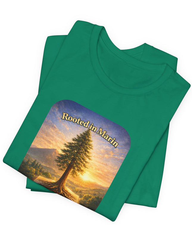 "Rooted in Marin, College of Marin" Unisex Jersey Short Sleeve Tee