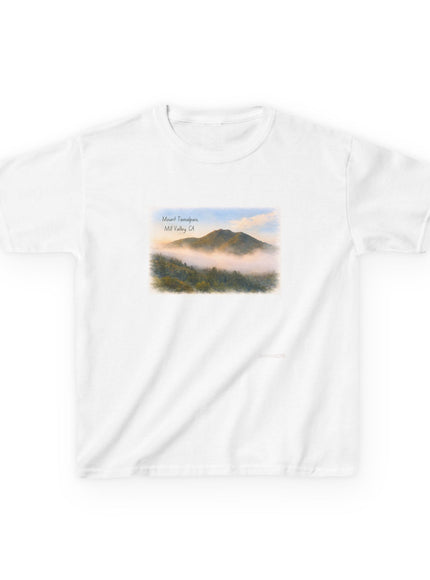 "Mount Tamalpais, Mill Valley, California Kids Heavy Cotton Tee