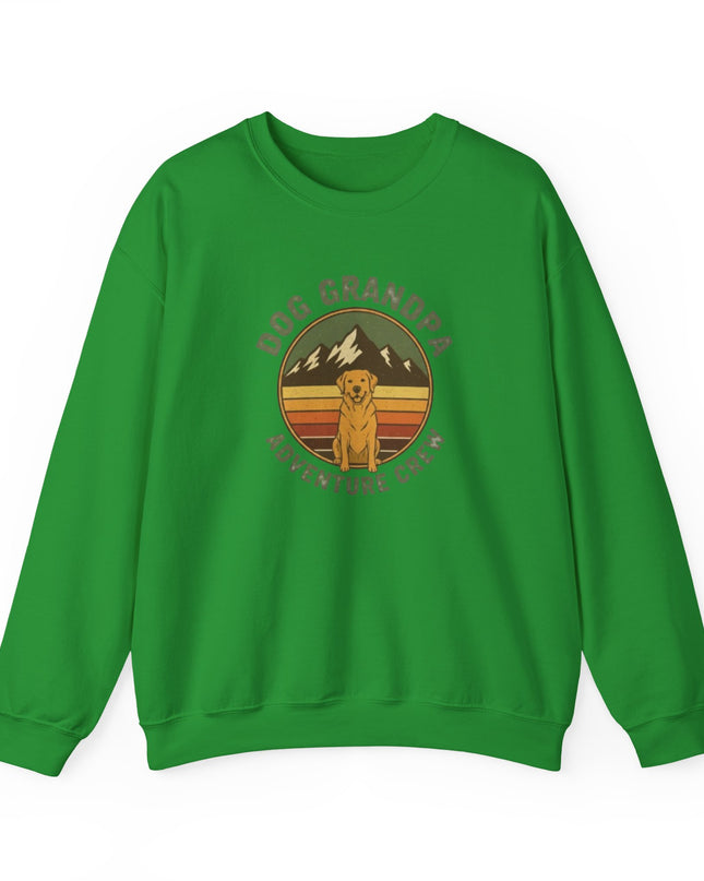 "Dog Grandpa Adventure Crew" Unisex Adult Sweatshirt