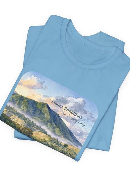 "Mount Tamalpais, the Sleeping Lady" Unisex Jersey Short Sleeve Tee