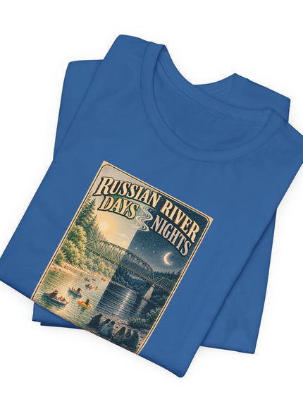 "Russian River Days, Russian River Nights" Unisex Jersey Short Sleeve Tee