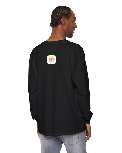 "Blessed and Beautiful" Unisex Garment-dyed Long Sleeve T-Shirt